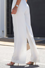 Bukser med Høj Talje | Wide-Leg Pasform | Elegant & Komfortabel