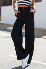 Bukser med Høj Talje | Wide-Leg Pasform | Elegant & Komfortabel