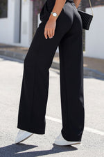Bukser med Høj Talje | Wide-Leg Pasform | Elegant & Komfortabel
