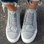 Milo - Casual denim sneakers med lynlås