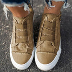 Milo - Casual denim sneakers med lynlås