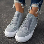 Milo - Casual denim sneakers med lynlås