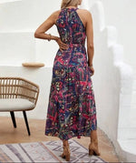 Philine - Maxikjole - Retro halterneck