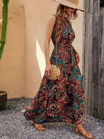 Philine - Maxikjole - Retro halterneck