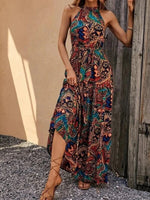 Philine - Maxikjole - Retro halterneck