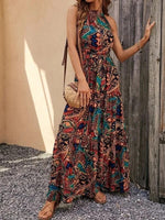 Philine - Maxikjole - Retro halterneck