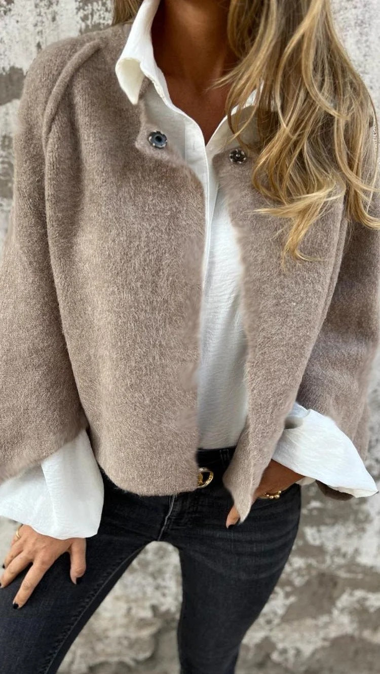 Elin™ | Kort frakke med flare-ærme