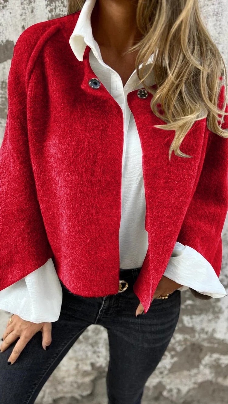 Elin™ | Kort frakke med flare-ærme