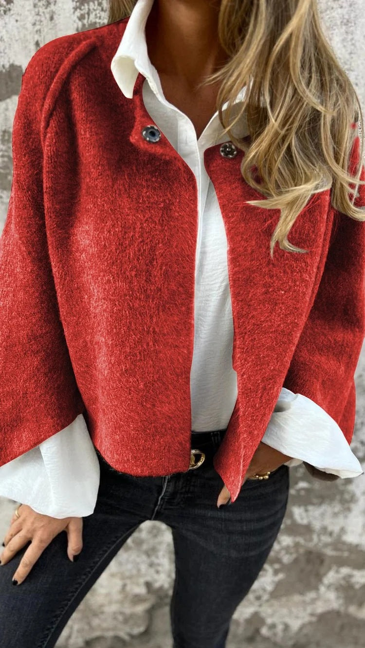 Elin™ | Kort frakke med flare-ærme