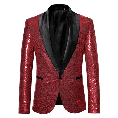 Stilfuld Squin Blazer til herrer