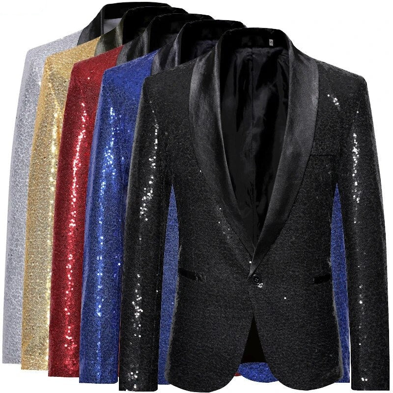 Stilfuld Squin Blazer til herrer