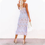Catalina - lagdelt midikjole med flæse med off-the-shoulder design