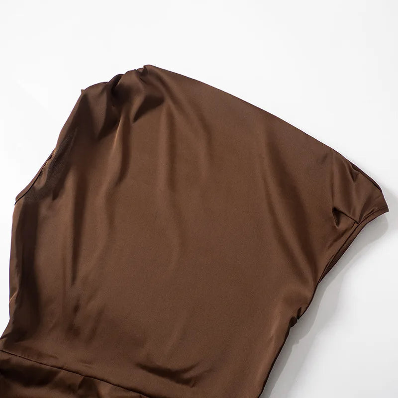 Isabella - Asymmetrisk Ruched Bodycon Minikjole