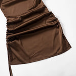 Isabella - Asymmetrisk Ruched Bodycon Minikjole