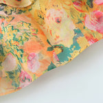 Felicity - Flowy akvarel cami-kjole med blomstertryk