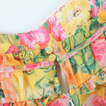 Felicity - Flowy akvarel cami-kjole med blomstertryk