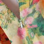 Felicity - Flowy akvarel cami-kjole med blomstertryk