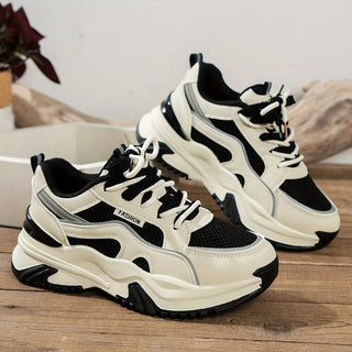Stilfulde sneakers til kvinder med høj sål