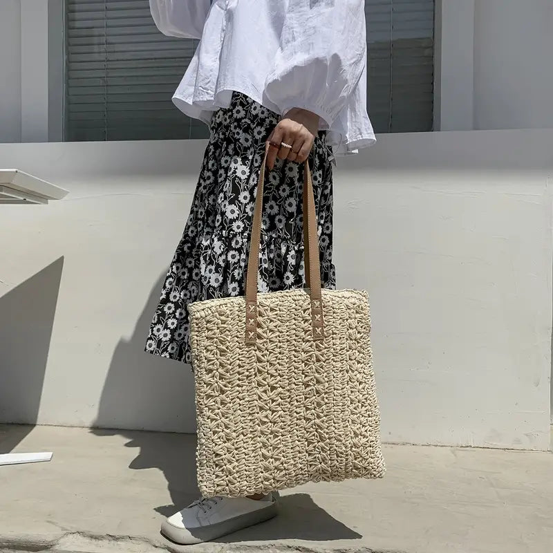 Dewi Woven Beach Bag