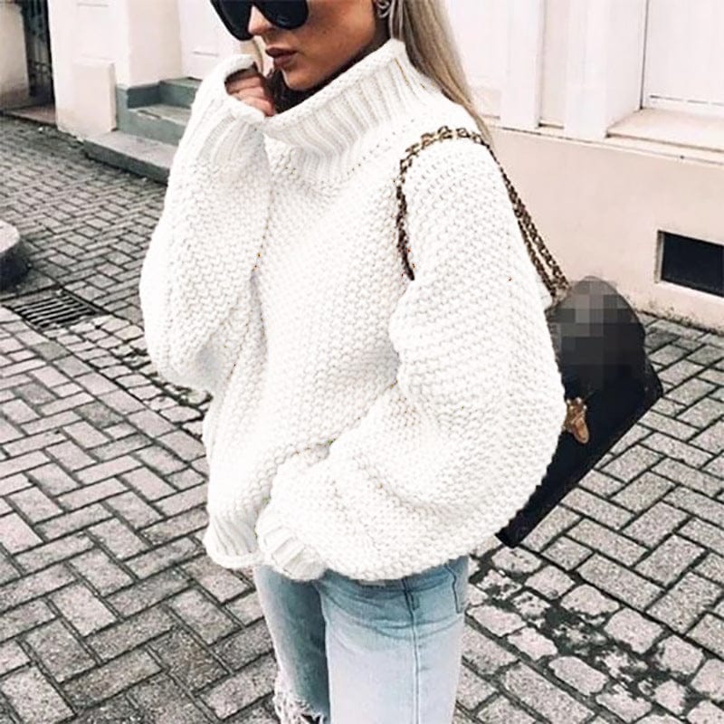 Elodie - Sweater med halvhøj krave