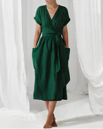 ERICA - Elegant hørkjole