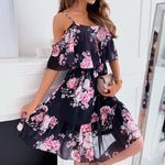 Esther | Elegant Kjole med Blomsterprint