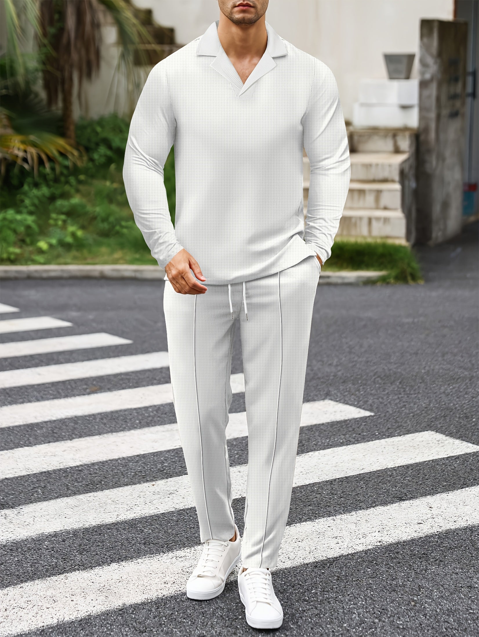 Casual Todelt Sæt | Komfortabelt og Let | Polyester