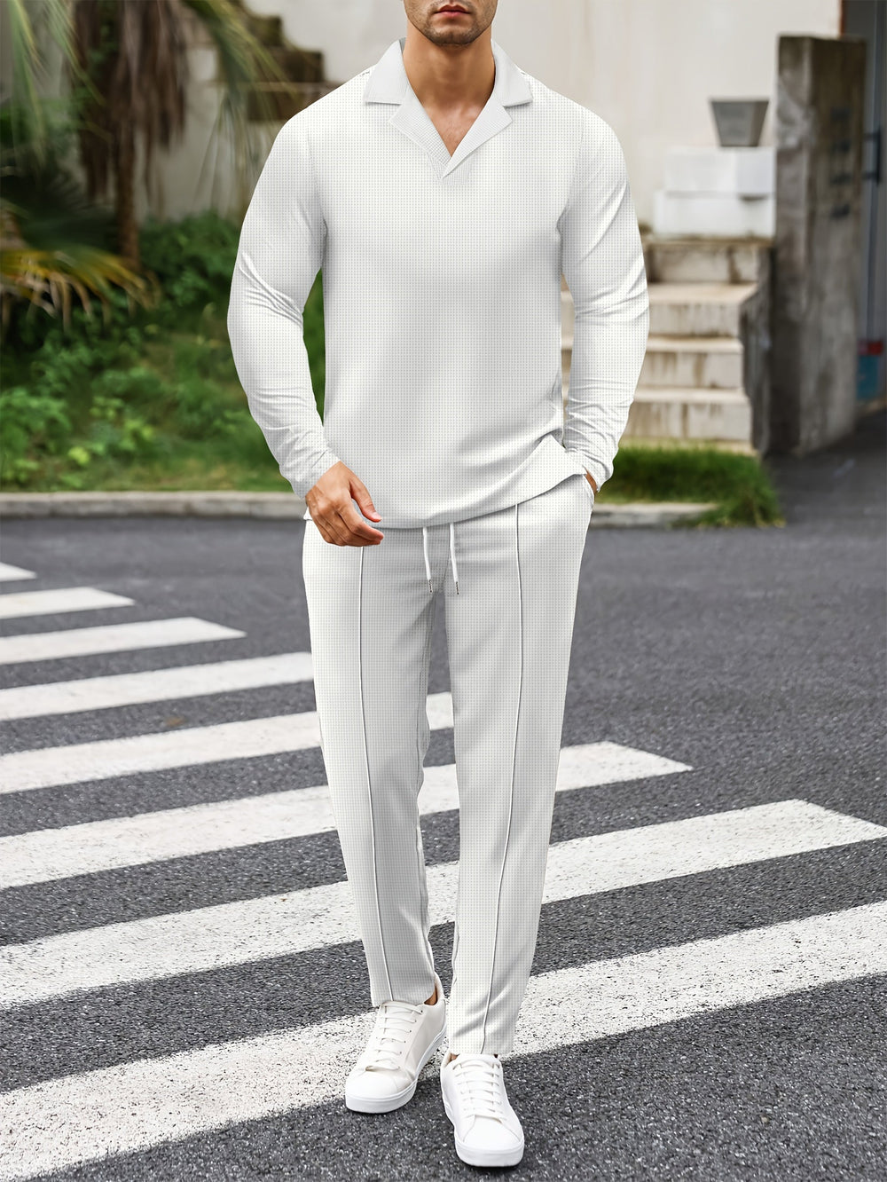 Casual Todelt Sæt | Komfortabelt og Let | Polyester