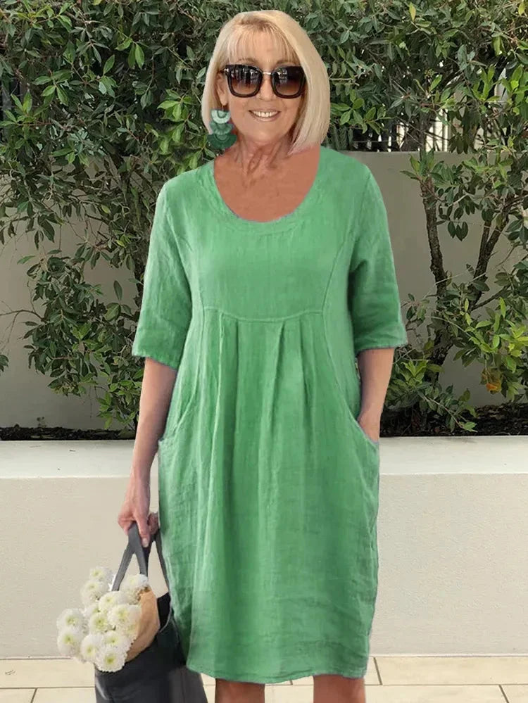 Freja - Sommerkjole Med Lommer