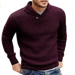 FELI - Trøje til mænd i ensfarvet sweater