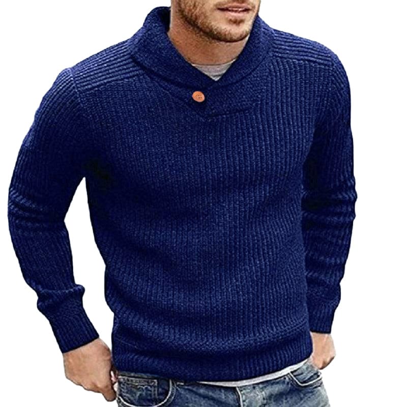 FELI - Trøje til mænd i ensfarvet sweater