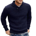 FELI - Trøje til mænd i ensfarvet sweater