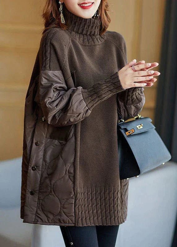 Felicia - Sweater med rullekrave