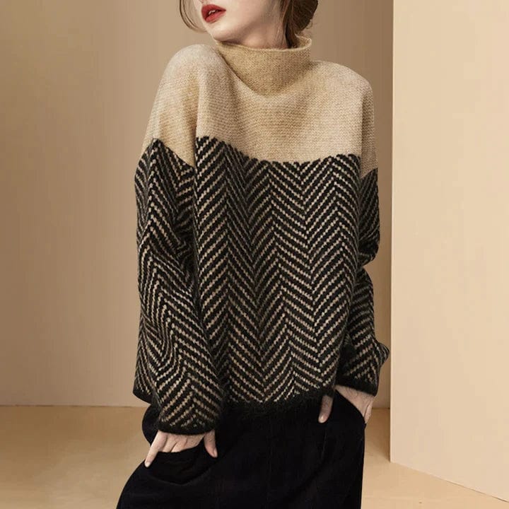 Filippa - Brun elegant sweater