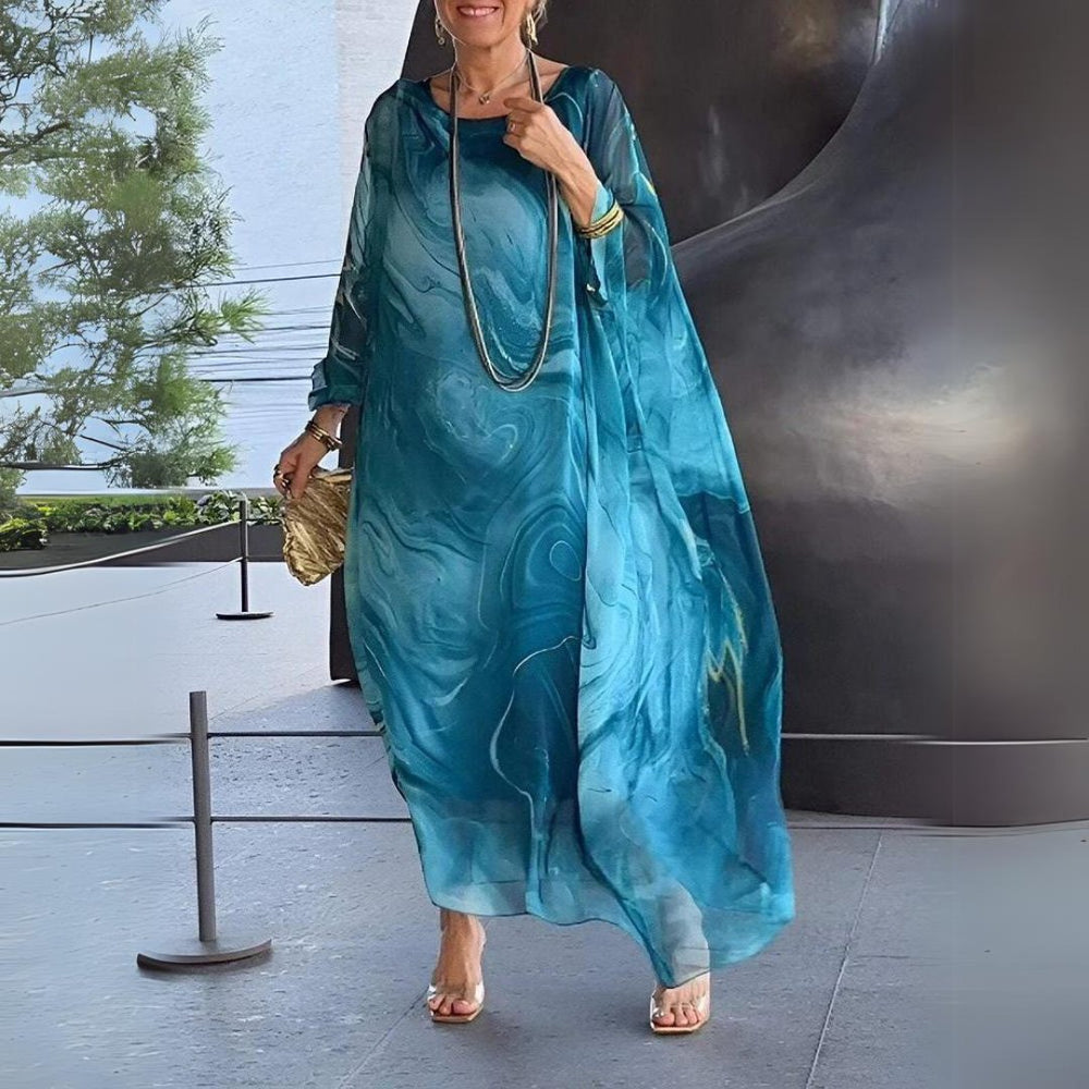 Giulia - Elegant Chiffon Sæt Kjole