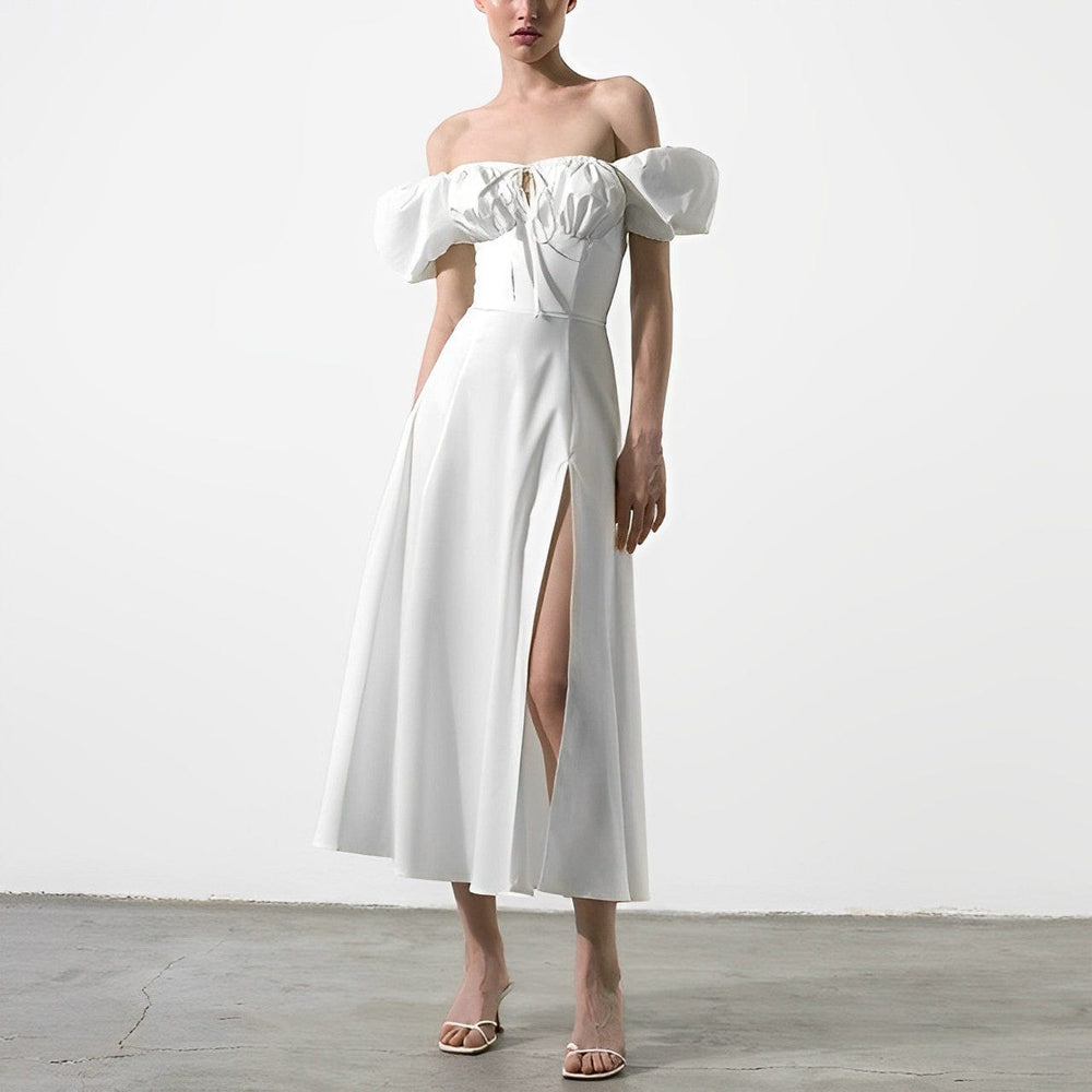 Hazel - Elegant kjole med pufærmer