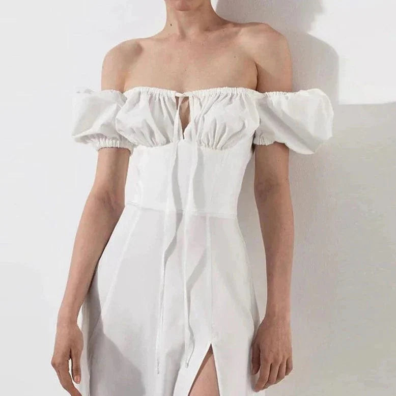 Hazel - Elegant kjole med pufærmer