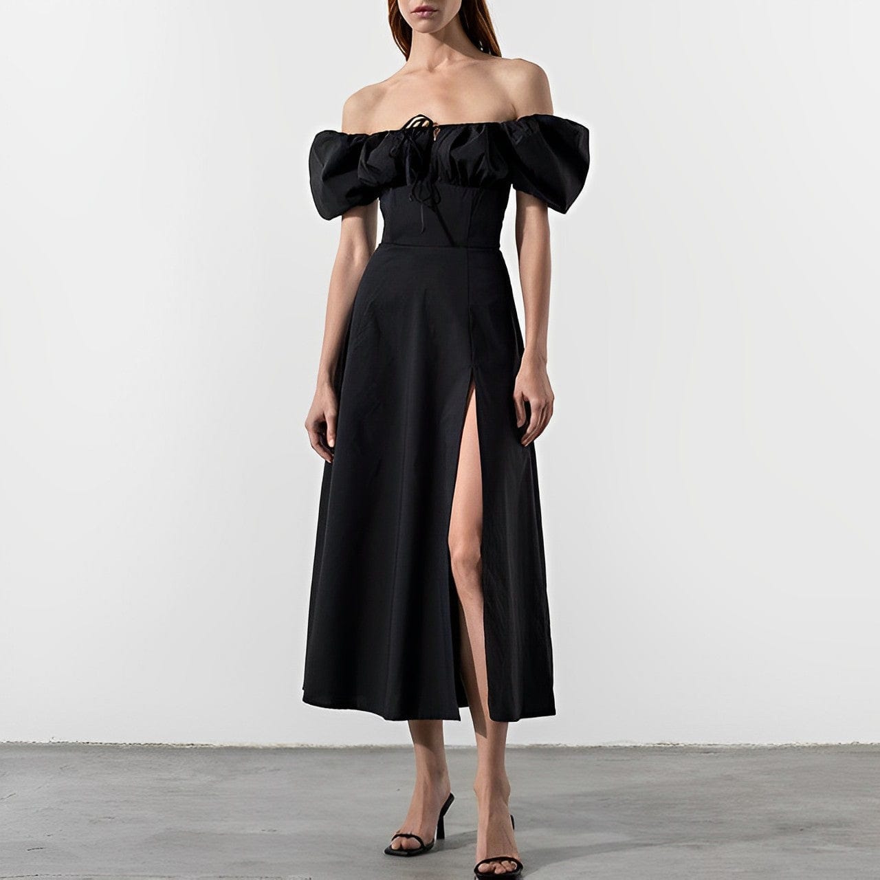 Hazel - Elegant kjole med pufærmer