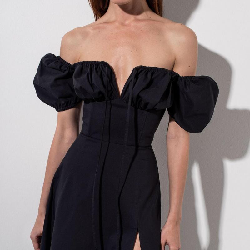 Hazel - Elegant kjole med pufærmer