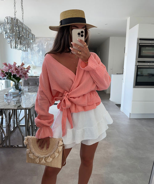 Celine - ferskenbluse