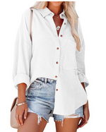Vanda - Elegant Asymmetrisk Bluse