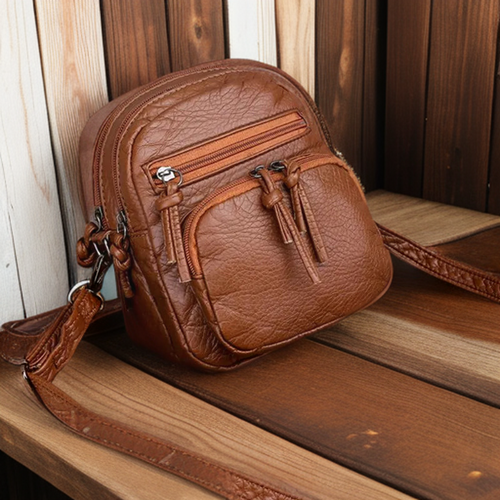 Maye | Casual læder crossbody-taske