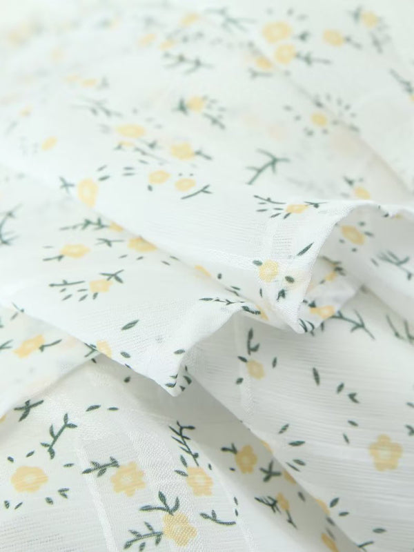 Kimberley - Mini sommerkjole - Broderede blondedetaljer