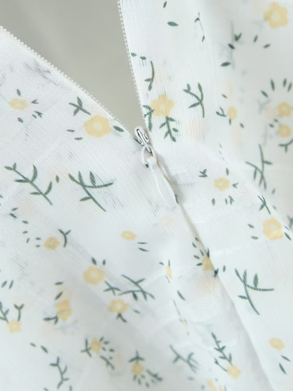 Kimberley - Mini sommerkjole - Broderede blondedetaljer