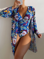 JINA - Blå 3-delt sommerbikini