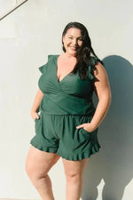 Berenice - Indbygget bh Mom's Swim Romper Badedragt