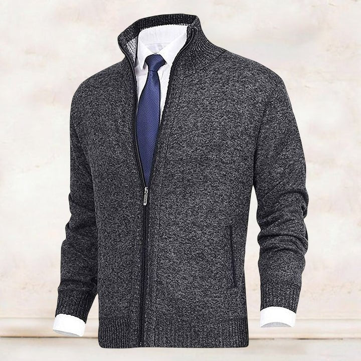 Damin | Cardigan til mænd med ståkrave
