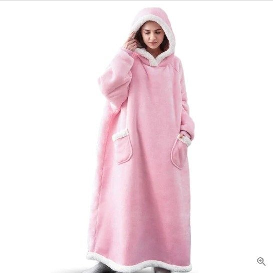 Felicia | Unisex Fleece Deken Hættetrøje
