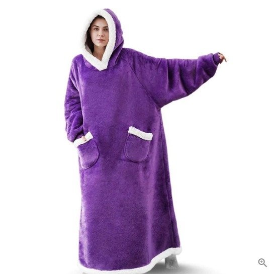Felicia | Unisex Fleece Deken Hættetrøje