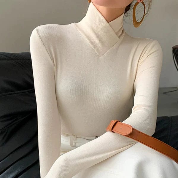 Jillian - Elegant sweater med rullekrave